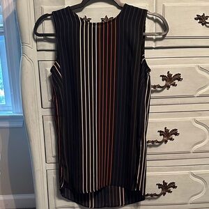 Who What Wear Multicolor Striped Top